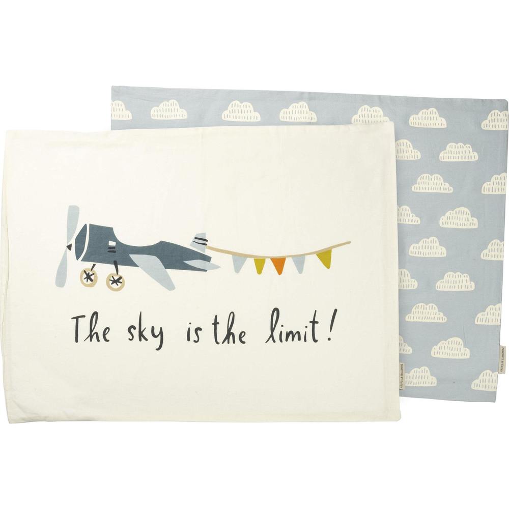 Plane & Clouds - Pillowcase Set